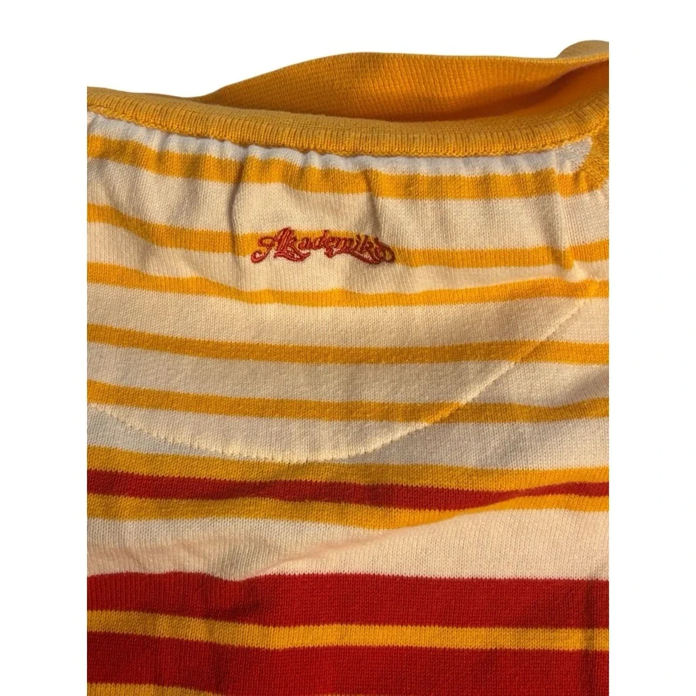 Akademiks Shirt‎ Mens Extra Large Yellow Polo Sweater Vintage Y2K Streetwear